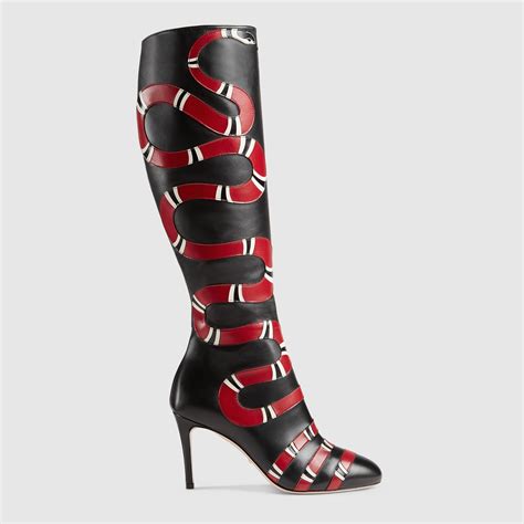 gucci knee highs|gucci boots snake bottom.